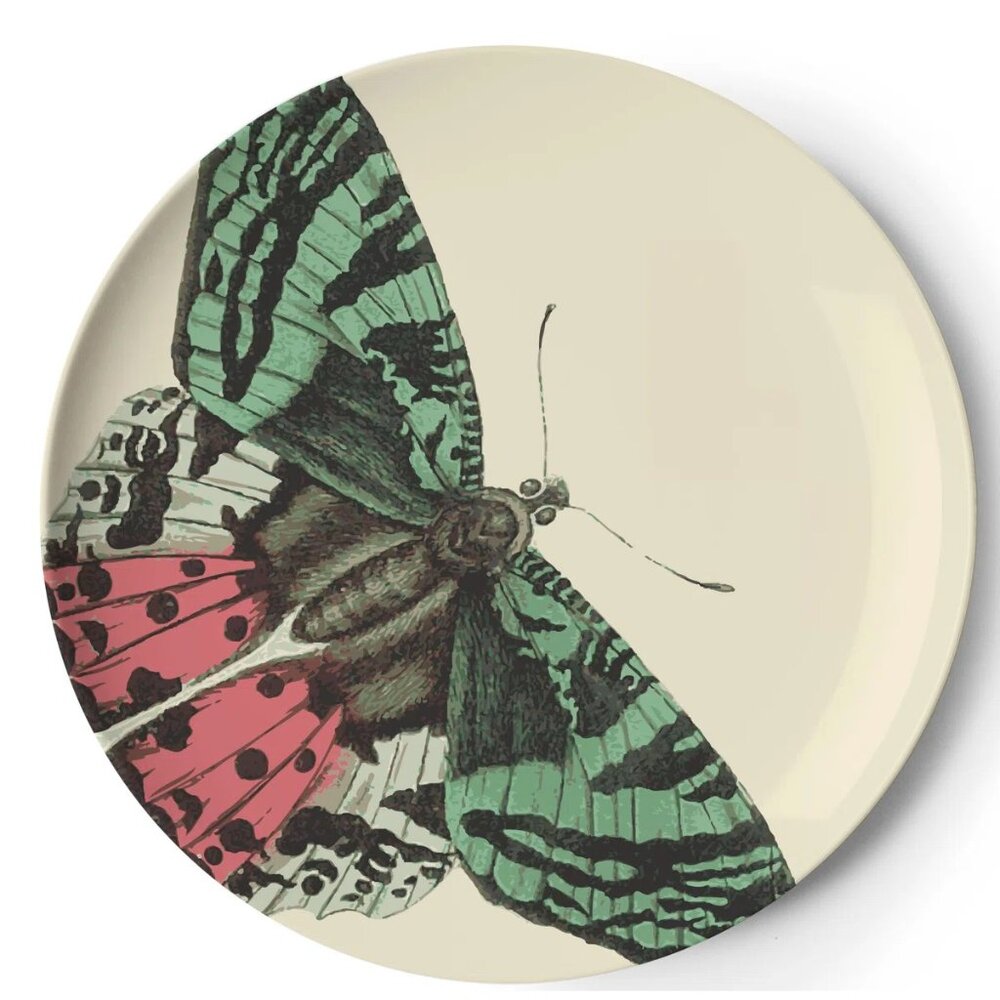 Thomas Paul Metamorphosis Butterfly Side Plates (#1) set of 4 - Picture 5 of 6
